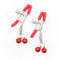 tyufgt6u Red Metal Adjustable Clamps Bell Decorations No Piercing Jewelry for Women's Body