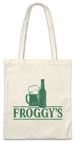 Urban Backwoods Froggy's Hipster Bag Beutel Stofftasche Einkaufstasche