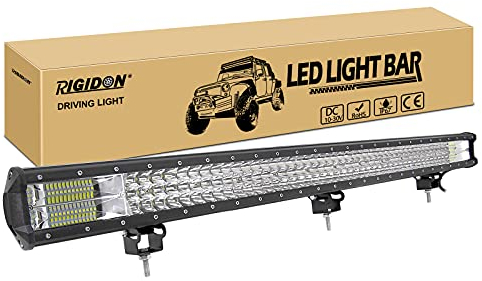 RIGIDON Led lichtleiste kfz aussen, 12V 24V 40 Zoll 100cm 540W Spot Flut-Combo-Strahl offroad beleuchtung für SUV Offroad ATV, UTV, Offroad, Traktor, LKW,Fahrzeuge, 6000K Weiß led nebelscheinwerfer