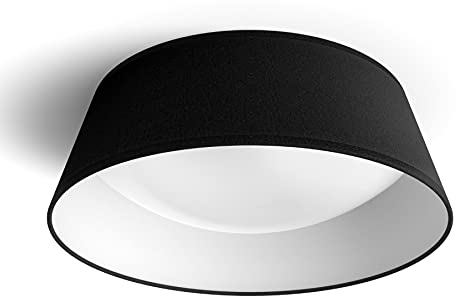 Philips myLiving Dawn LED Deckenleuchte (14 W), LED Leuchte mit neutralweißem Licht, energiesparende Raumbeleuchtung mit EyeComfort, schwarz