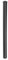 Mendler WPC-Pfosten Sarthe-WPC-Zaun, Pfeiler Pfahl, Stecksystem - 240cm, anthrazit