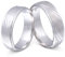 Juwelier Schönberg - Unisex Hochzeitsringe Paarringe Trauringe aus Silber mit persönlicher Wunschgravur 54-60