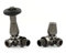 Hot Flow | Jordan Thermostatic Radiator Valve – Corner (Black Nickel)