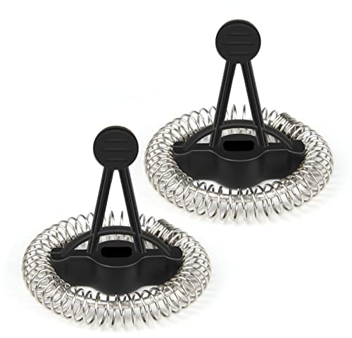 Secura Housewares 2 Replacement Whisks for 4-in-1 Electric Milk Frother Automatic Milk Steamer MMF-809-WH, MMF-809-BL Black 1.5 x 1.5 inches
