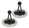 Secura Housewares 2 Replacement Whisks for 4-in-1 Electric Milk Frother Automatic Milk Steamer MMF-809-WH, MMF-809-BL Black 1.5 x 1.5 inches