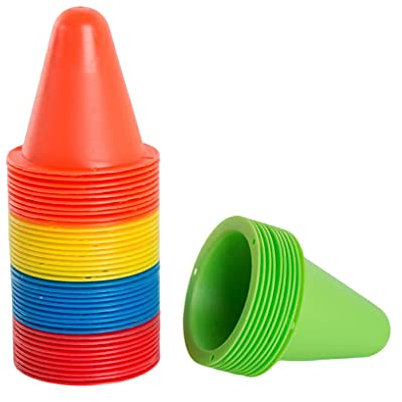 Guangcailun 12 Stück Kegel Ersatz Kinder Fußball Sport Trainingskegel