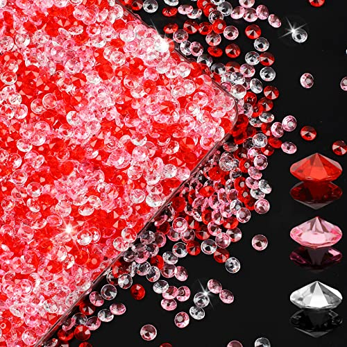 3000 Stück Diamanten Deko, Streudeko Hochzeit, Klein Deko Diamantene Hochzeit , Tischdeko Hochzeit, Streudeko Diamanten, Tischdeko Kristalle, Kristall Vasen Tischdeko für Hochzeit Vase Füller Party