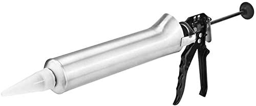 o de aire Pistola de lechada de mortero Espesar Pistola de calafateo de baldosas de cerámica de acero inoxidable Pistola de lechada de mortero Herramienta de calafateo para arte de uñas temporal Hobby