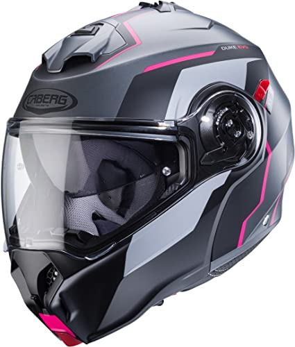 CABERG HELMET DUKE EVO MOVE MATT GUN METAL/BLACK/FUCHSIA M