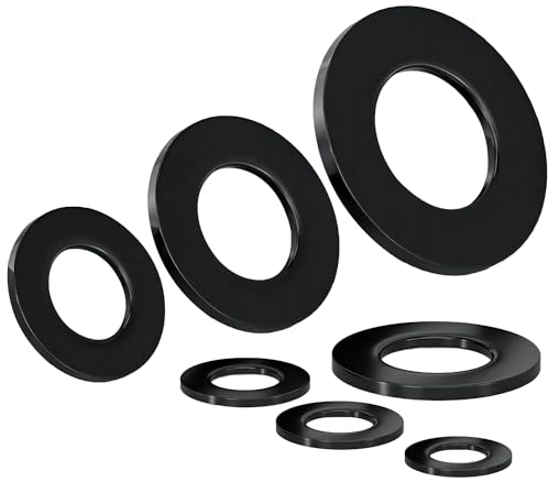 Ctyjia 20 Pièces Rondelles Plastique M6, Rondelles À Verrouillage Fixations, Rondelle Plate, 6mm ID, 12mm OD, 2mm Épaisseur