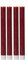 Stabkerzen LED mit Timer Rot 4 Stück Rot indoor - 6 Stunden - ECHTWACHS 24cm Höhe für Kerzen 2,2cm Durchmesser 2 AAA Batterien notwendig LED Stabkerzen flackernde Flamme bewegliche Flamme Licht