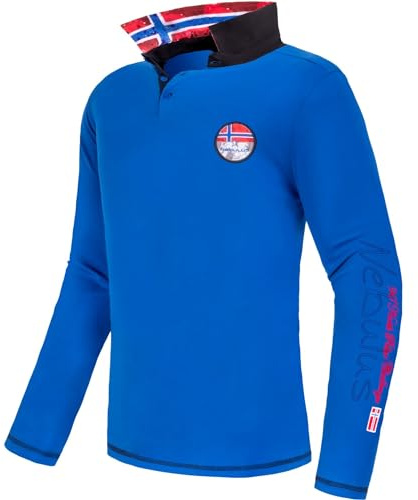 Nebulus Herren Langarm Polo Second, Shirt, Sweatshirt, Polo