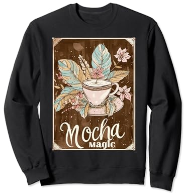 Tazza da caffè vintage effetto moka con acquerello Felpa