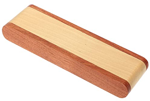 KONTONTY Federmäppchen Aus Holz Stiftebox Für Aufbewahrung Tragbar Leerer Stifte-Organizer Displayhalter Für Büro Und Schule