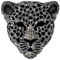 GamTelightpe Broche Léopard Noir Vintage Zircon Brillant Broche pour Vêtements et Echarpes et Sacs pour Femmes et Hommes