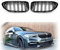 YIGRRO Kühlergrill für 5er G30，Zubehör Sport Frontgrill，Glanz Schwarz Doppelsteg Sport Kühlergrill für BMW 5er G30 G31 (G30 2017-2020, Doppelsteg Glanz Schwarz)