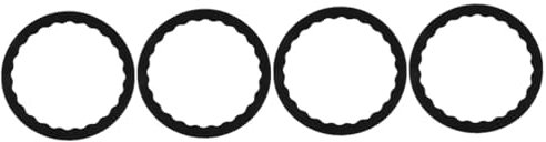 jojofuny 4 Ensembles Repose-Pieds pour Tabouret De Bar Protège-Pieds pour Tabouret De Bar Patins De Meubles pour Planchers De Bois Franc Coussinets De Chaise Caoutchouc Black 2 Pièces * 4