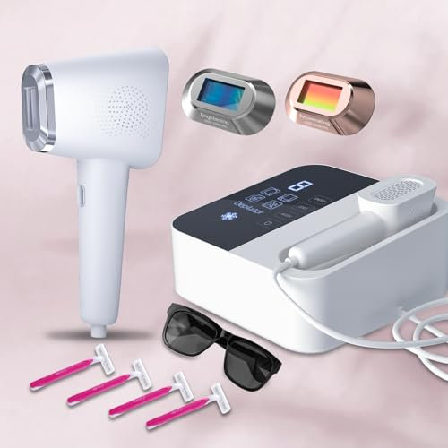 Laser Hair Removal for Women and Men, 3 in 1 IPL Hair Removal Device for Whole Body, Painless, Safety, Suitable for Beauty Salon, Spa and Home Use, Ideal Gift for Girls Women Men