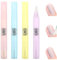 LOPHE Nagellack Korrekturstifte Set, 4 Pack Nail Art Maniküre Korrekturstifte Nagellackkorrektur, Nagellackentferner Entfernung Stifte mit 12 Austauschbare Nagelersatzspitzen