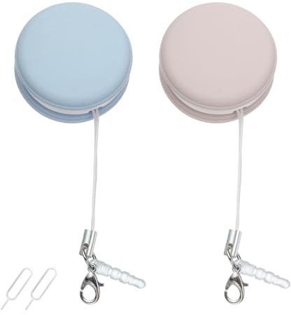 sourcing map Lot de 2 lingettes nettoyantes pour écran de téléphone portable, ordinateurs, tablettes tactiles, écrans de voiture - Bleu et rose