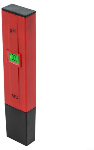 Digitales pH Tester Messgerät 0 0 14 0 pH zur genauen Überwachung von Aquarium und Poolwasser mit Temperaturkompensation und hintergrundbeleuchtetem Bildschirm