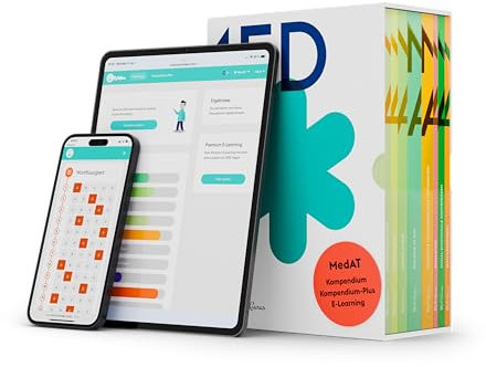 MedGurus - MedAT – Komplettpaket zur Vorbereitung auf den Medizinertest MedAT für das Medizinstudium in Österreich – Buchreihe & E-Learning mit über 8.000 Übungsaufgaben und MedAT Testsimulation