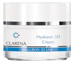 Clarena Hyaluron Creme Gesicht - 50 ml - Feuchtigkeitscreme mit Hyaluronsäure - Anti Falten Tages- und Nachtcreme