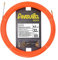 Anguila Max 7.5145.032 Guía pasacables Especial Rectas Poliéster Trenzada Monofilamento 4,5mm 32 Metros y terminales Mixtos, Naranja