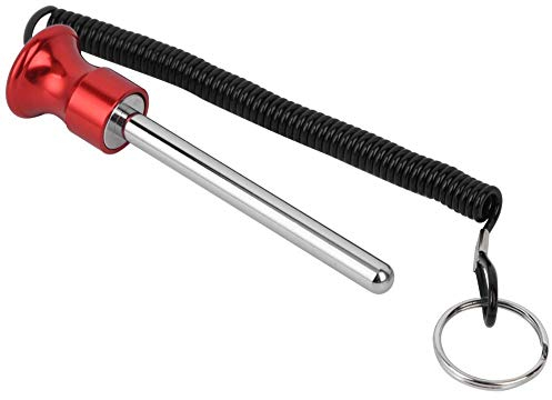 Perno de apilamiento de pesas Perno de tornillo de entrenamiento de fuerza magnética con cuerda de tracción(rojo)