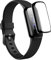Acadeny [2 Stücke] Hülle Kompatibel mit Fitbit Luxe, Schwarz hohe Transparenz Rundum Schutzhülle mit Displayschutzfolie, [Anti-Fleck] [Kratzfest] Ultradünne TPU Schutzhülle für