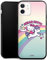 Slim Case extra dünn kompatibel mit Apple iPhone 12 Mini Silikon Handyhülle schwarz Hülle Hello Kitty Unicorn Bonbon