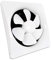 GMSLuu 8/12 ventilatore industriale cappa aspirante ventilatore assiale in metallo, silenzioso, per cucina, bagno, WC, finestre (12 pollici)