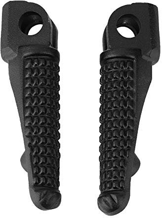 Repose-pieds de Moto, Repose-pieds de Moto en Caoutchouc, 1 Paire de Repose-pieds Avant de Moto pour ZX‑6R ZX‑7R ZX‑9R ZX‑10R ZX‑12R Z1000