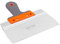 Mivos Professional Smoothing Spatula Made of Stainless Steel 250 x 90 mm - Rustproof Surface Spatula with Aluminium Holder and Soft Grip - Cleaning Spatula with 250 mm Blade Width - Wide Spatula Made
