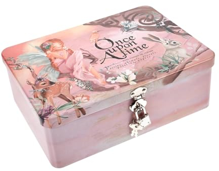 AOKWAWALIY 1 set scatola in con serratura barattolo per biscotti con lucchetto decorazione da tavolo candela da matrimonio contenitori per tè vassoio per biscotti contenitore rettangolare