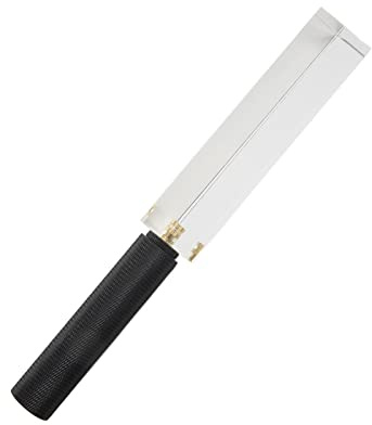 Prisma Triangular de Cristal, Refractor de 13 Cm con Orificio para Tornillo de 1/4, Lente Transparente para Fotografía y Física