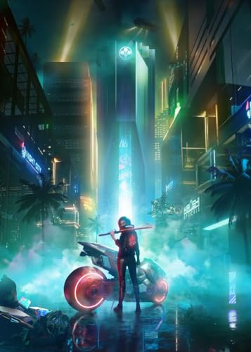 Displate Cyberpunk Metal Poster Magnetische Befestigung Offiziell Lizenziert Bilder Cyberpunk Arasaka Glow Poster 67,5x48cm