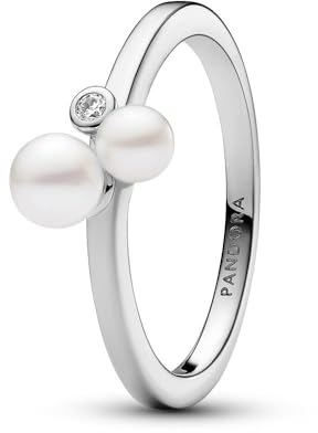 PANDORA Sterling silver Mixed stone White 193156C01