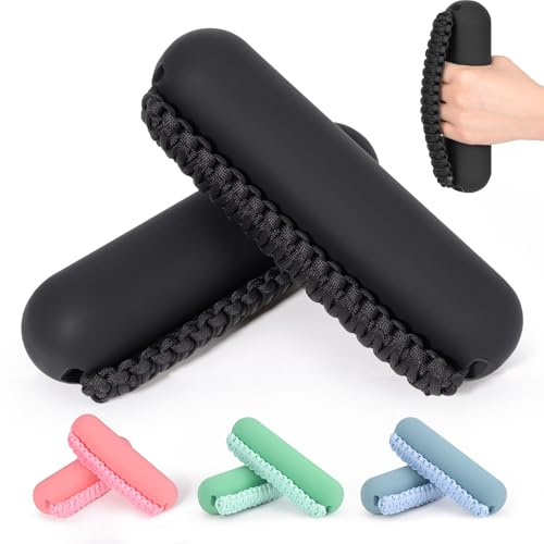 Hikeen Handgewichte-Set für Damen und Herren, weiche Hanteln mit 2 Stück (je 1,4 kg), Gehgewicht mit Handschlaufe für Aerobic, Joggen, Laufen (schwarz, 2,7 kg Sets)
