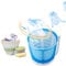 Camping Washing Machine Non Electric, Portable Washing Machine, Mini Washer For Underwear, Baby Clothe, Apartment, RV, Travel, Camping