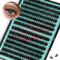 Grappes de cils Wispy 280PCS Extension de cils de grappes 80D cils individuels Extension de cils DIY Extensions de cils de grappes de Look naturel faux cils doux pour les débutants (10mm)