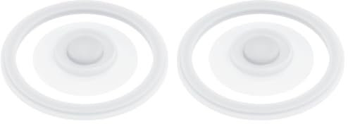 SIGG WMB ONE Top Verschluss (One Size), Ersatzteil Trinkflasche, einhändig bedienbarer & auslaufsicherer Verschluss (Packung mit 2)