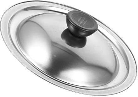 LIFKOME Deckel Für Pfannen Topfdeckel Aus Edelstahl Pfannendeckel Öltopfdeckel Metalldeckel Deckel Für Gewürztopfkocher Ersatz-gewürztopfdeckel Leicht Zu Reinigen Verstauen