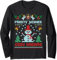 Frosty Wishes Cozy Dreams Holiday Snowman Long Sleeve T-Shirt