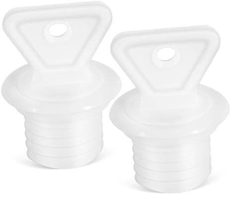 Veemoon 2stücke Wärmflaschenverschluss Stopper Aus Naturkautschuk Kleiner Ersatzverschluss Mit Gewinde Für Hot Water Bags Dichtender Praktischer Verschluss Für Wärmflaschen Zubehör