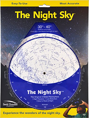 The Night Sky Planisphere 20°-30°N (Large Plastic)