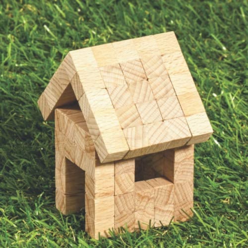 Hausbautagebuch: Dokumentiere deinen Traum vom Eigenheim: 8,5x8,5 Format zum selber ausfüllen I Motiv: Gartenhaus