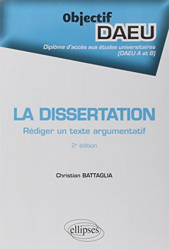 La dissertation: Rédiger un texte argumentatif