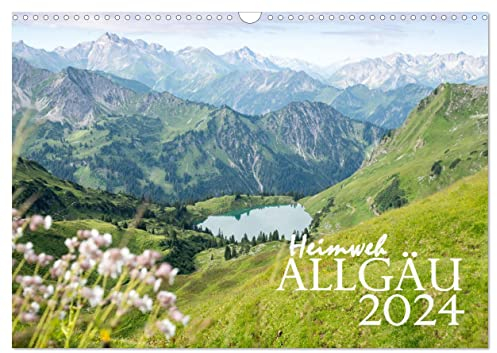 Heimweh Allgäu 2024 (Wandkalender 2024 DIN A3 quer), CALVENDO Monatskalender: Liebenswertes Allgäu zu allen Jahreszeiten in 13 Bildern. (CALVENDO Orte)