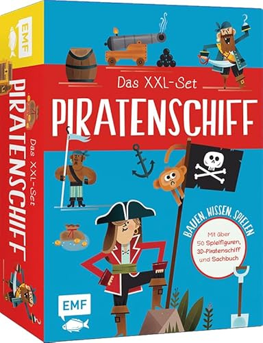 Das XXL-Set – Bauen, Wissen, Spielen: Piratenschiff: Mit über 50 tollen Spielfiguren, großem 3D-Piratenschiff und spannendem Sachbuch